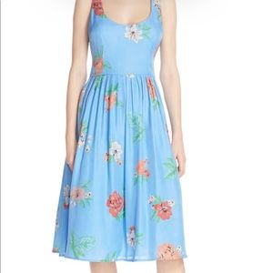 NWT blue floral dress